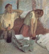Edgar Degas Ironing clothes works oil painting artist